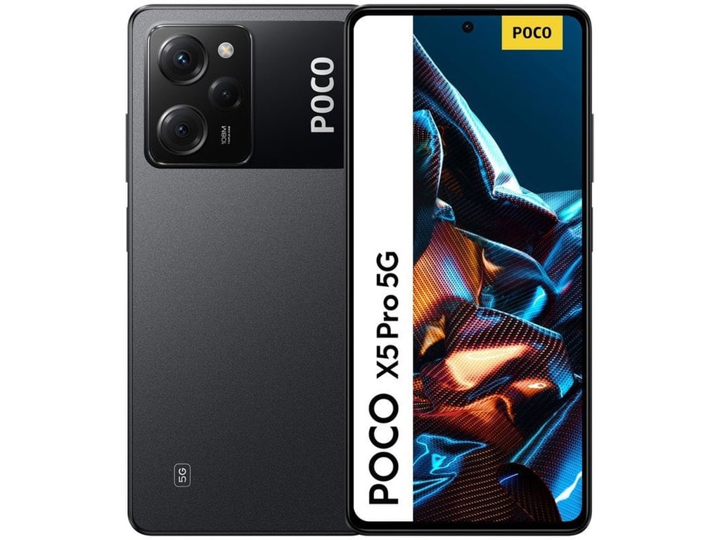 Poco X5 Pro 5G 6.6 Dual Sim 8Gb/256Gb Black - Bon état Bon état Xiaomi reconditionné disponible sur Pixmania