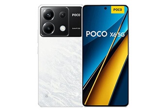 Poco X6 5G 12 Go 256 Go Blanc Très bon état Xiaomi reconditionné disponible sur Darty