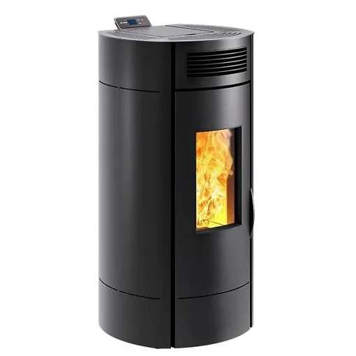 Poêle à granulés de bois Noir LODI 8 étanche WiFi - 8 kW - Trémie 16,5 kg Bon état reconditionné disponible sur Rakuten