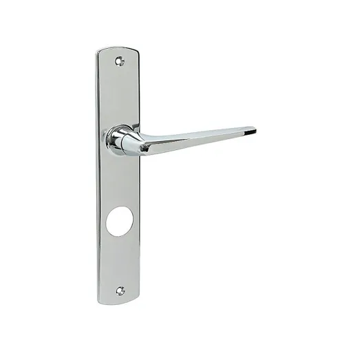 Acheter Poignées sur plaques à cylindre rond 26,5 mm - zamak chromé - Riv Bloc VACHETTE occasion - 16,98 € Poignées sur plaques à cylindre rond 26,5 mm - zamak chromé - Riv Bloc VACHETTE occasion reconditionné disponible sur Rakuten