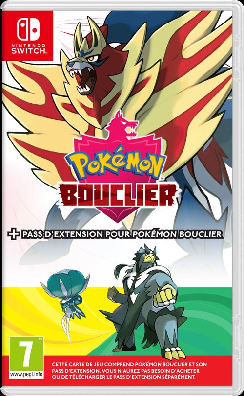Pokémon Bouclier + Pass d’Extension pour Nintendo Switch État correct Nintendo reconditionné disponible sur Fnac