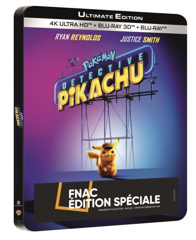 Pokémon Détective Pikachu SteelBook® Edition Spéciale Fnac Blu-ray 4K Ultra HD État correct reconditionné disponible sur Fnac