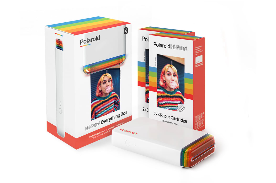 Polaroid COFFRET HI PRINT + 40 FILMS - Excellent état Parfait état Polaroid reconditionné disponible sur Pixmania