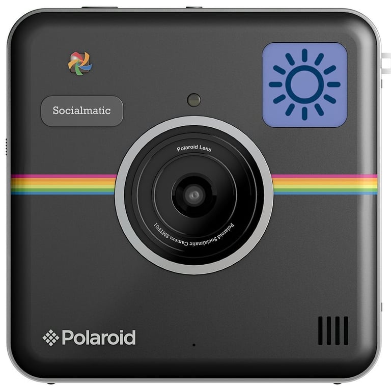 Polaroid Socialmatic Noir - Excellent état Parfait état - 245,00 € Polaroid Socialmatic Noir - Excellent état Parfait état Polaroid reconditionné disponible sur Pixmania