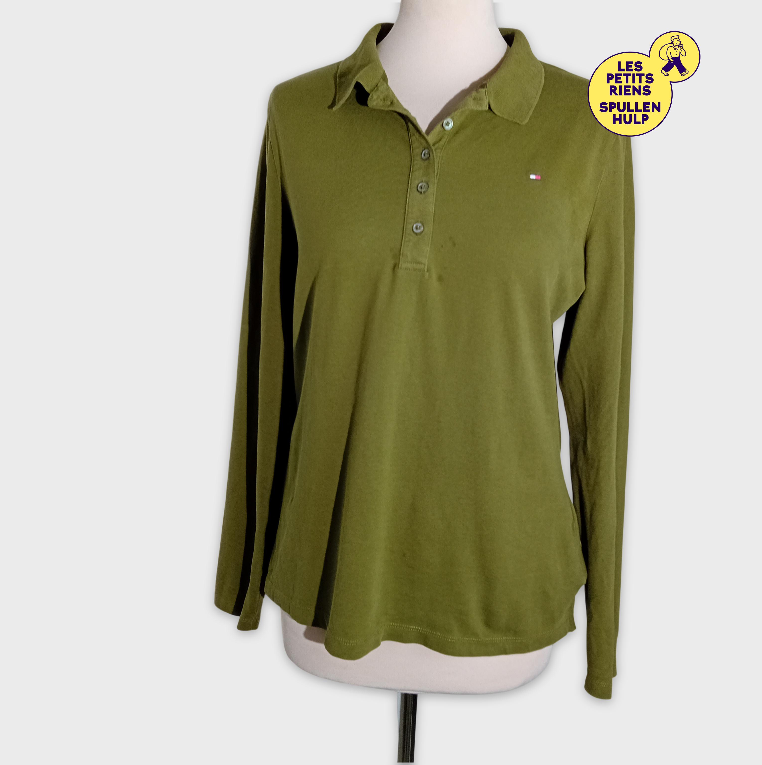 Acheter Polo Manches Longues Kaki Tommy Hilfiger Xl (T3791) Bon état - 10,00 € Polo Manches Longues Kaki Tommy Hilfiger Xl (T3791) Bon état reconditionné disponible sur Label Emmaüs