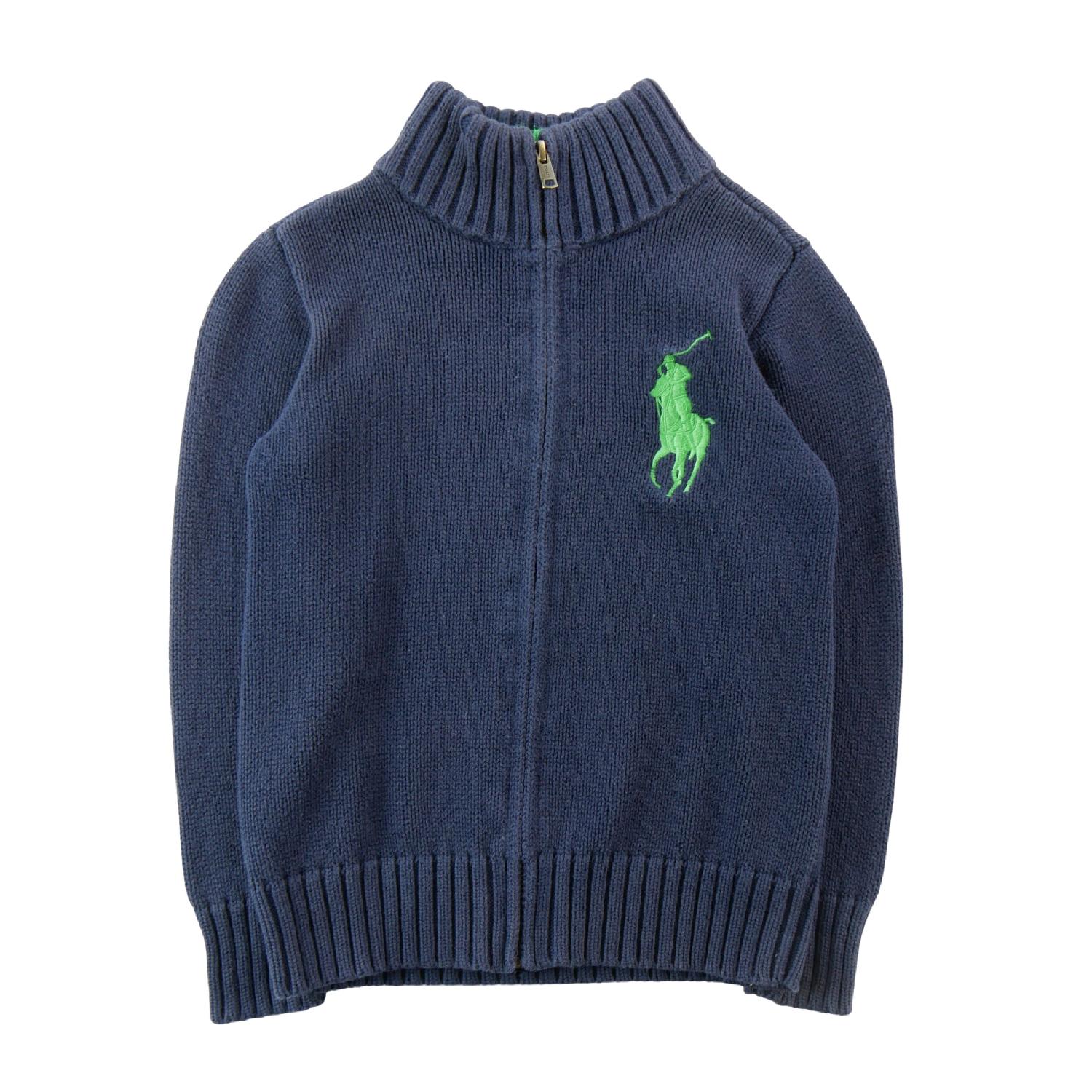 Polo Ralph Lauren Gilets Big Pony Full Zip Big Pony vert Garçon Taille 6/7 ans Marine #QWE7767 Très bon état Polo Ralph Lauren reconditionné disponible sur Sporteed