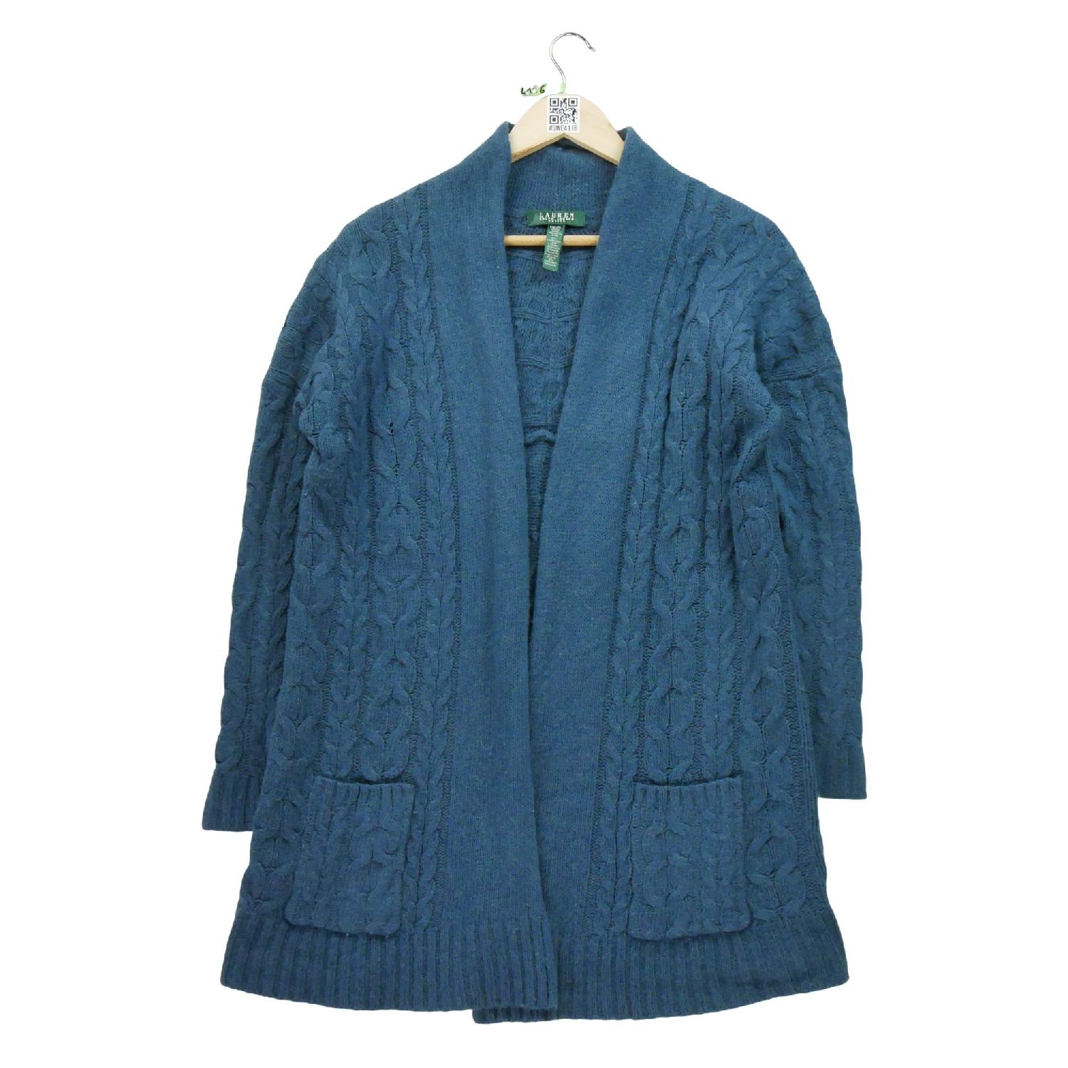 Polo Ralph Lauren Gilets en laine et cachemire Femme Taille M Bleu Très bon état Polo Ralph Lauren reconditionné disponible sur Sporteed