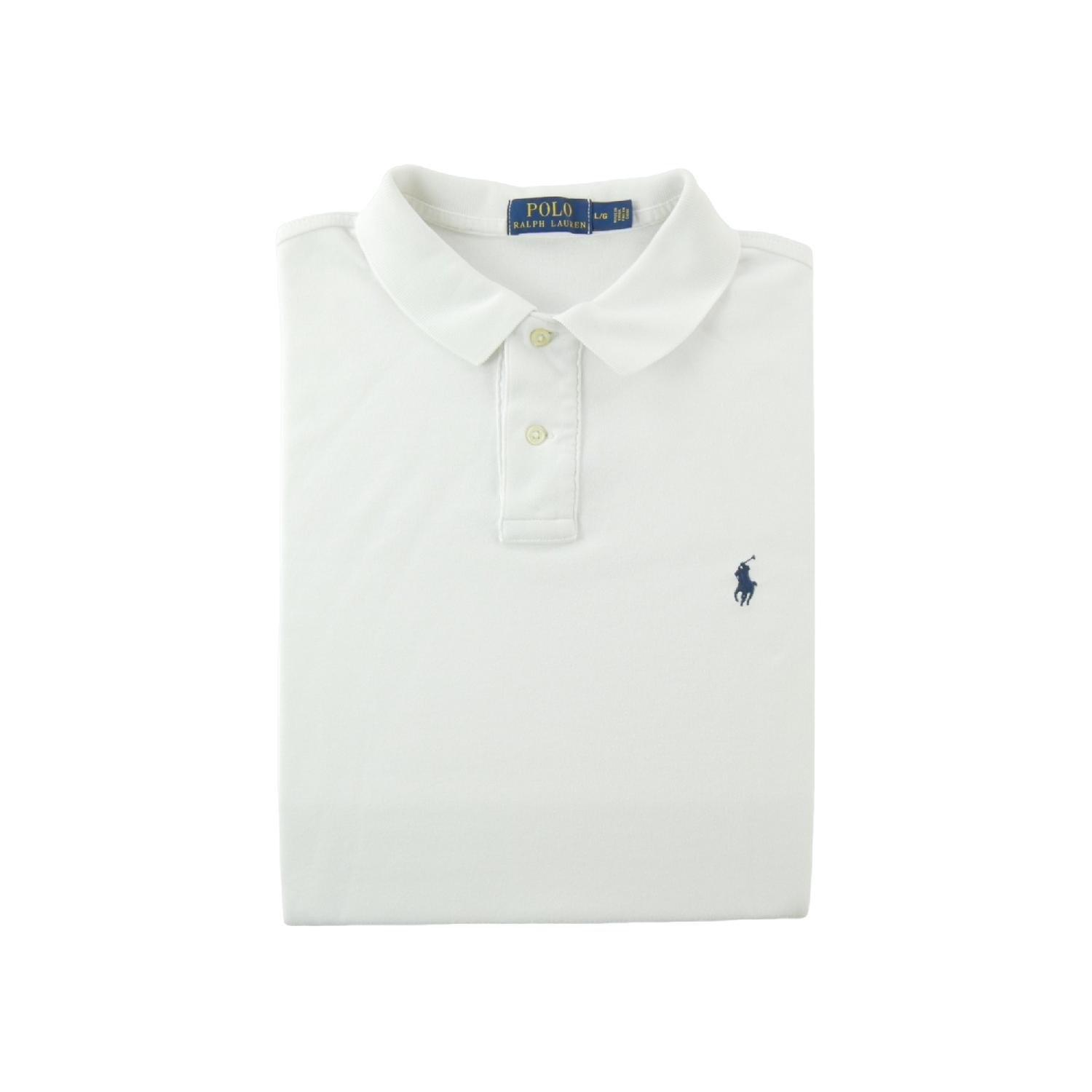 Polo Ralph Lauren Polo manches courtes Classic Fit Mesh Pony Homme Taille L Blanc #QWE1039 Très bon état Polo Ralph Lauren reconditionné disponible sur Sporteed