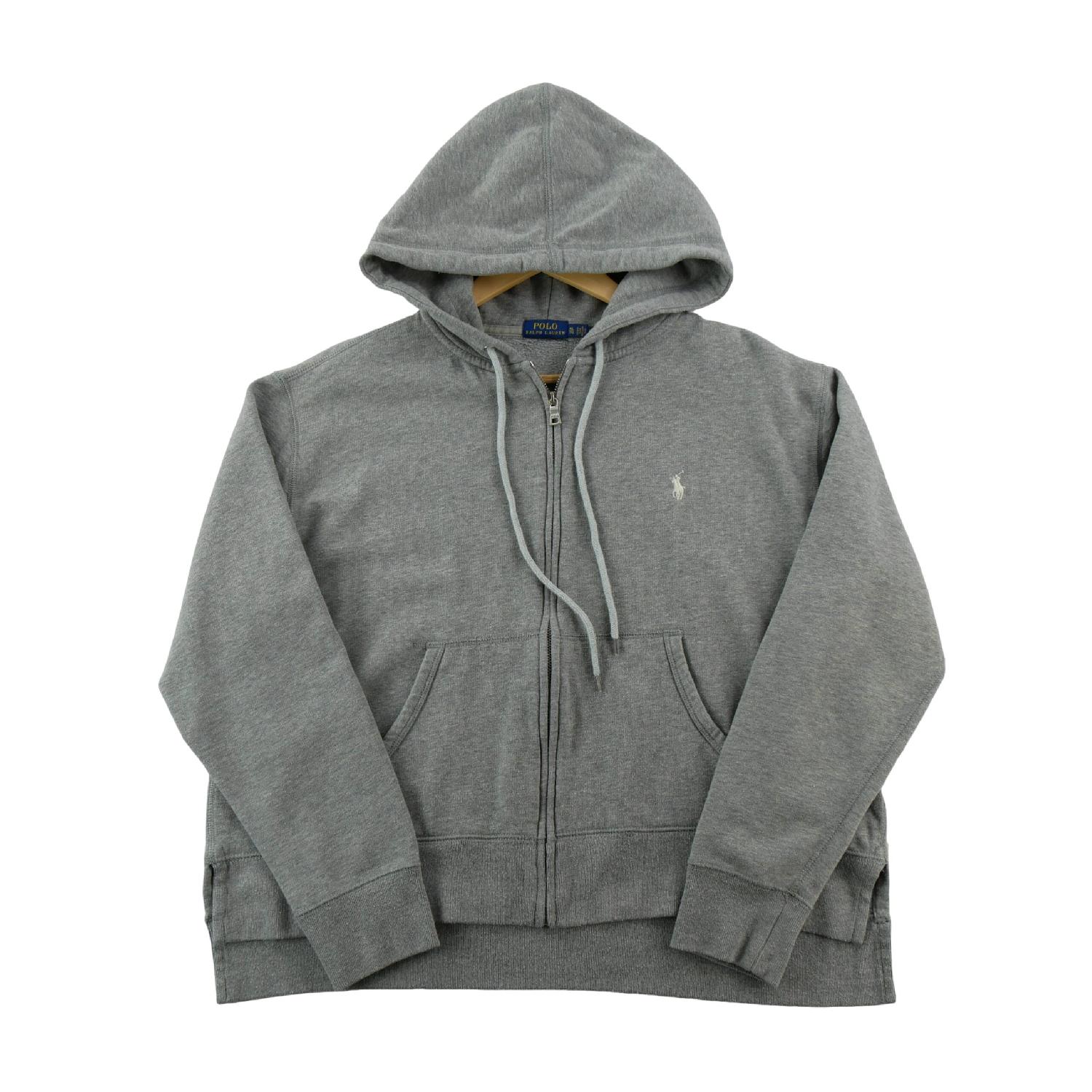 Polo Ralph Lauren Sweat à capuche Full-Zip Pony brodé blanc Femme Taille XL Gris Très bon état Polo Ralph Lauren reconditionné disponible sur Sporteed
