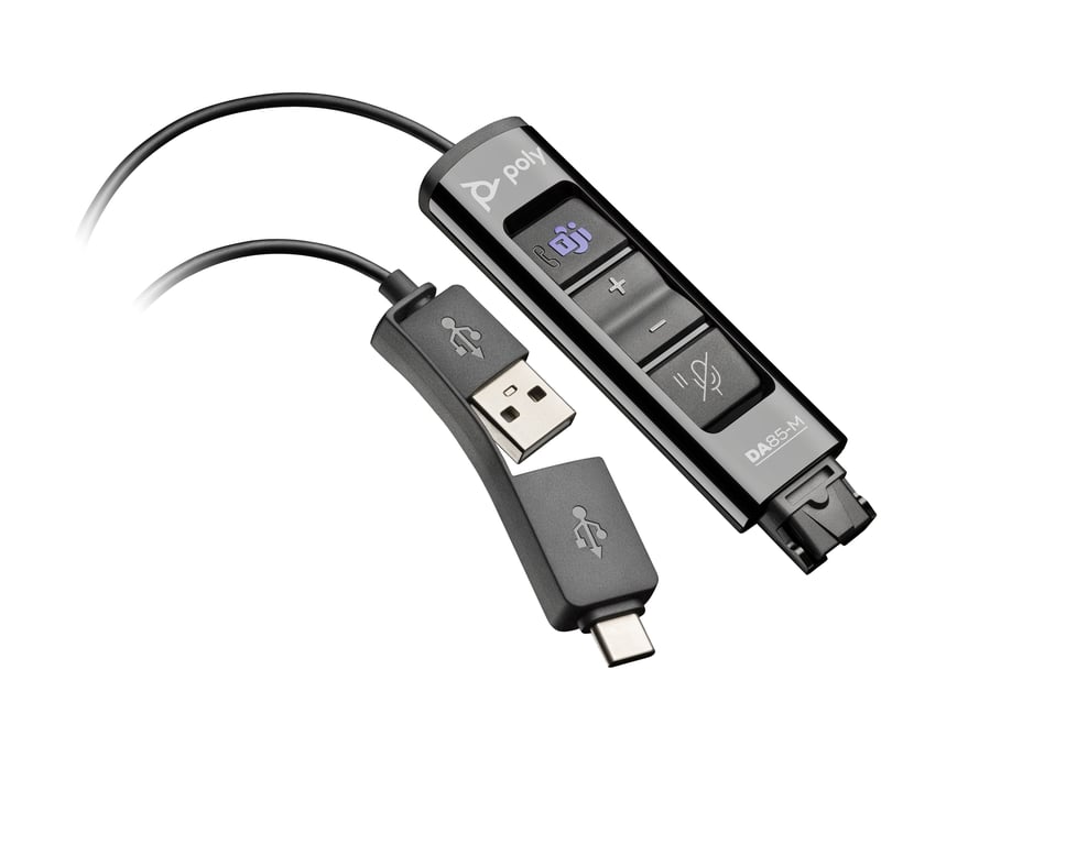 Poly Adaptateur USB vers QD DA85-M compatible TAA - Excellent état Parfait état reconditionné disponible sur Pixmania