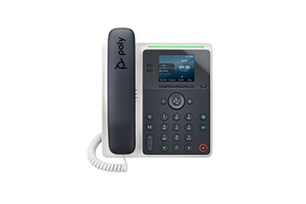 Poly Edge E100 - Téléphone VoIP avec ID d'appelant/appel en instance - (conférence) à trois capacité d'appel - SIP, SDP - bleu nuit, blanc Bon état reconditionné disponible sur Darty
