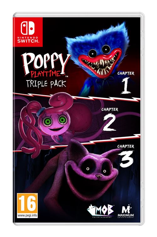 Poppy Playtime Triple Pack Nintendo Switch État correct - 31,30 € Poppy Playtime Triple Pack Nintendo Switch État correct Just for Games reconditionné disponible sur Fnac