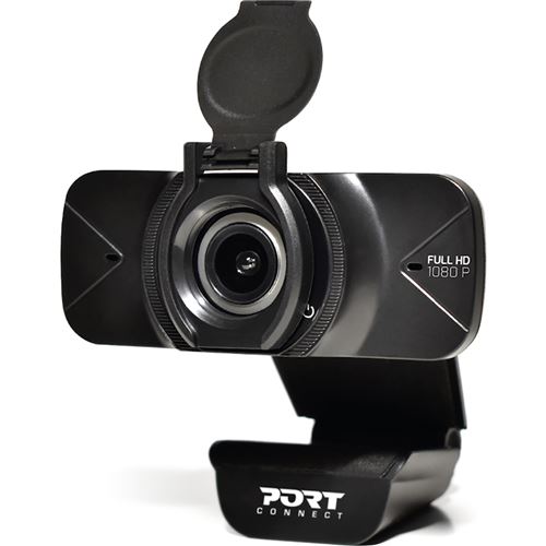 PORT Connect - Webcam - couleur (Jour et nuit) - 2 MP - 1920 x 1080 - 1080p - audio - USB - H.264, MPEG État correct N/A reconditionné disponible sur Fnac