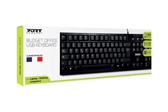 PORT OFFICE - Clavier - USB - AZERTY - Français - En vrac Bon état Port Designs reconditionné disponible sur Darty