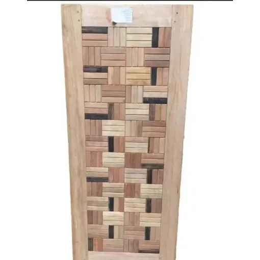 Porte Ancienne En Bois D'hêtre Style Art Déco, Robuste Et Raffinée. Bon état reconditionné disponible sur Rakuten