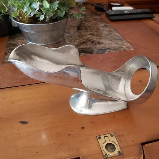 Porte Bouteille De Table En Métal Argenté Bon état reconditionné disponible sur Rakuten