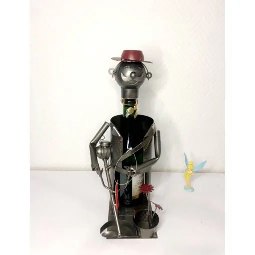 Porte-Bouteille De Vin Sculpture Métallique Bon état reconditionné disponible sur Rakuten