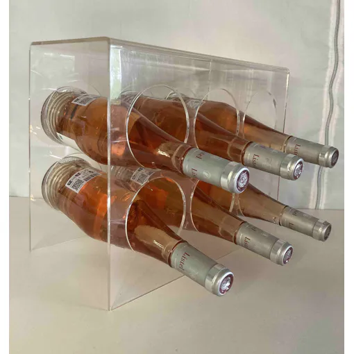 PORTE BOUTEILLE DESIGN POUR 6 BOUTEILLES EN ALTUGLASS occasion reconditionné disponible sur Rakuten