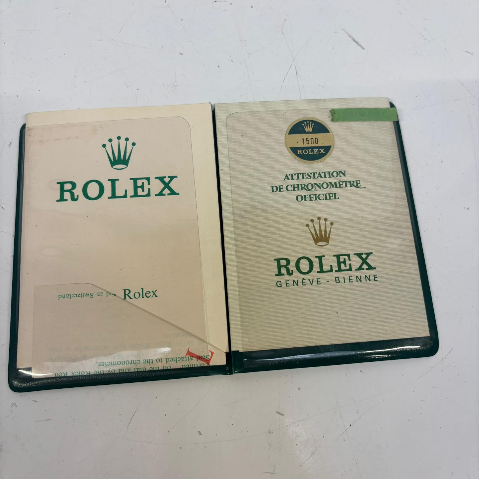 Voir photo 2 de Porte-carte en cuir Rolex Porte-carte en cuir Rolex Bon état reconditionné photo 2