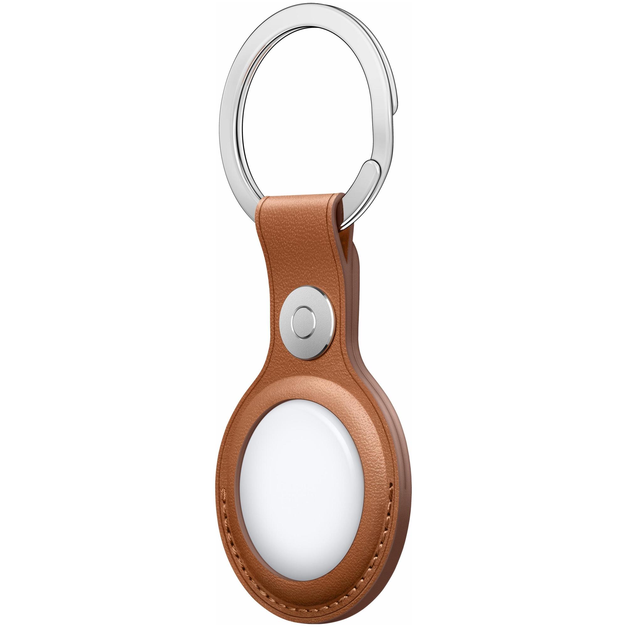 Porte-clés en cuir pour AirTag - Havane - Excellent état Parfait état Apple reconditionné photo 2 | Dero