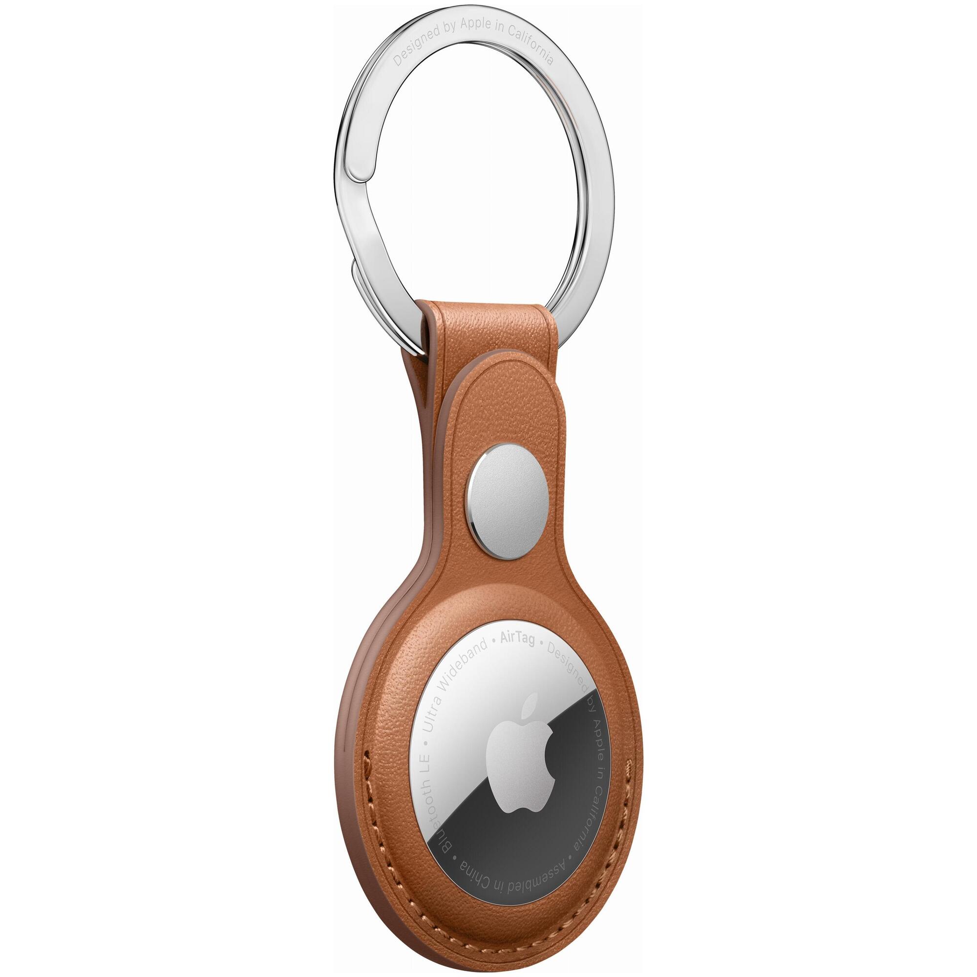 Porte-clés en cuir pour AirTag - Havane - Excellent état Parfait état Apple reconditionné photo 3 | Dero