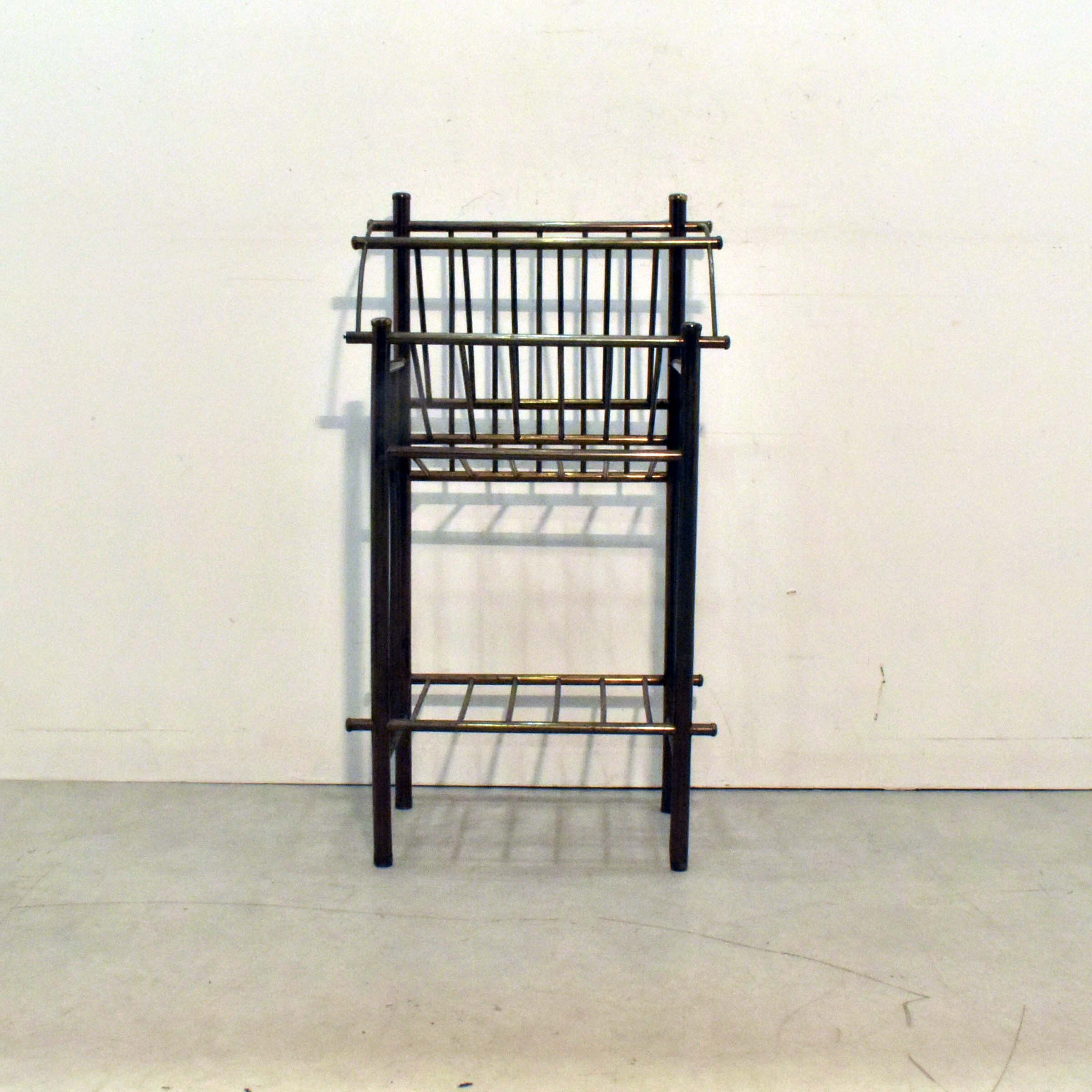 Voir photo 17 de Porte-Revues Art Déco - Laiton - Ernst Rockhausen® Porte-Revues Art Déco - Laiton - Ernst Rockhausen® Bon état reconditionné photo 17