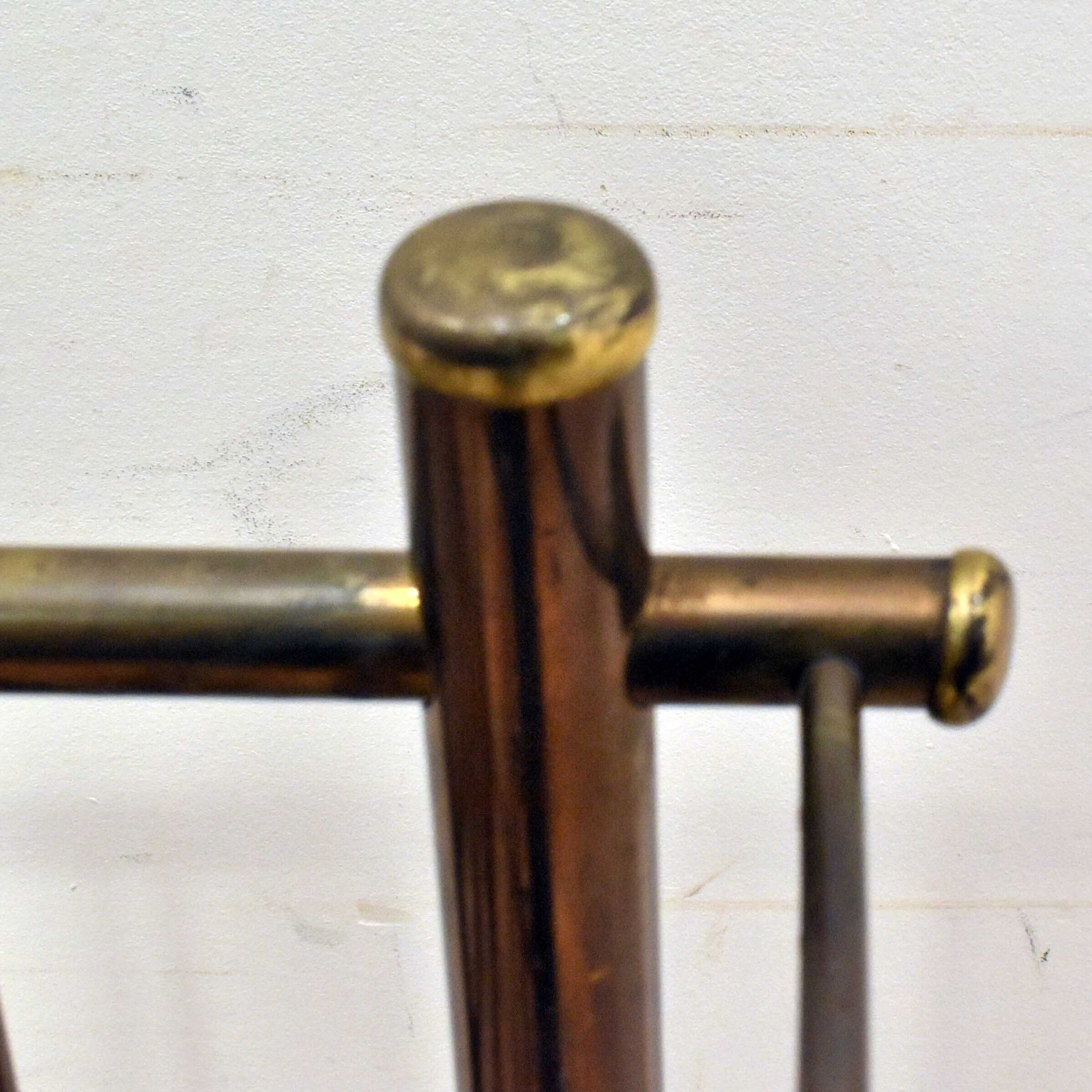 Voir photo 8 de Porte-Revues Art Déco - Laiton - Ernst Rockhausen® Porte-Revues Art Déco - Laiton - Ernst Rockhausen® Bon état reconditionné photo 8