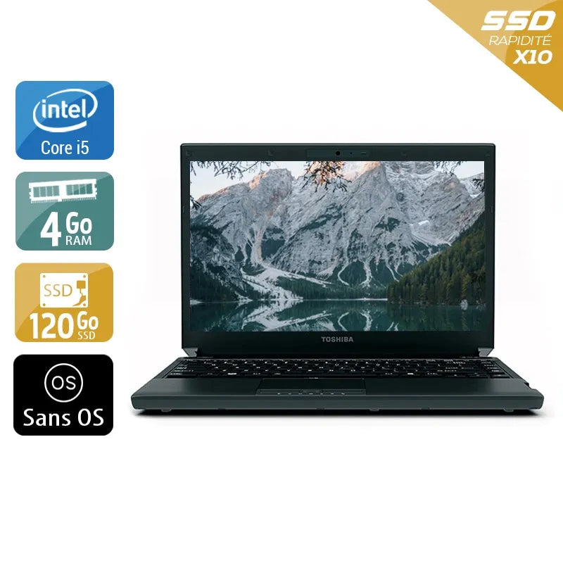 Portégé R700 13,3" 2010 - Intel Core i3 2,4Ghz - 2 - 4Go DDR4 - 120Go SSD - Intel GMA HD Graphics - Gris / Noir - Sans OS - AZERTY Reconditionné - 261,45 € Portégé R700 13,3" 2010 - Intel Core i3 2,4Ghz - 2 - 4Go DDR4 - 120Go SSD - Intel GMA HD Graphics - Gris / Noir - Sans OS - AZERTY Reconditionné Toshiba reconditionné disponible sur QuelBonPlan