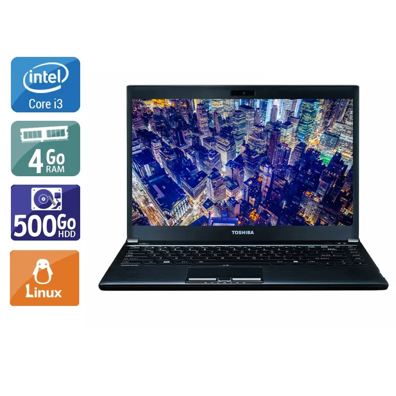 Portégé R930 13,3" 2012 - Intel Core i3 2,5Ghz - 2 - 4Go DDR4 - 500Go HDD - Intel HD Graphics 4000 - Gris / Noir - Linux - AZERTY Reconditionné - 208,95 € Portégé R930 13,3" 2012 - Intel Core i3 2,5Ghz - 2 - 4Go DDR4 - 500Go HDD - Intel HD Graphics 4000 - Gris / Noir - Linux - AZERTY Reconditionné Toshiba reconditionné disponible sur QuelBonPlan