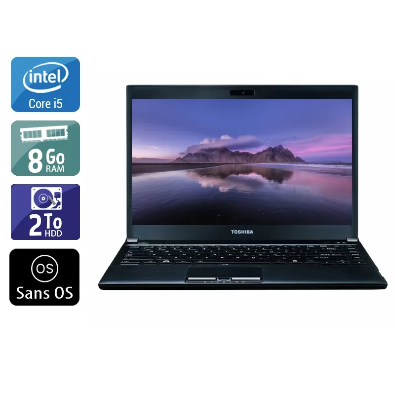 Portégé R930 13,3" 2012 - Intel Core i5 2,6Ghz - 2 - 16Go DDR3 - 2To HDD - Intel HD Graphics 4000 - Gris / Noir - Sans OS - AZERTY — Bon état Reconditionné - 366,45 € Portégé R930 13,3" 2012 - Intel Core i5 2,6Ghz - 2 - 16Go DDR3 - 2To HDD - Intel HD Graphics 4000 - Gris / Noir - Sans OS - AZERTY — Bon état Reconditionné Toshiba reconditionné disponible sur QuelBonPlan