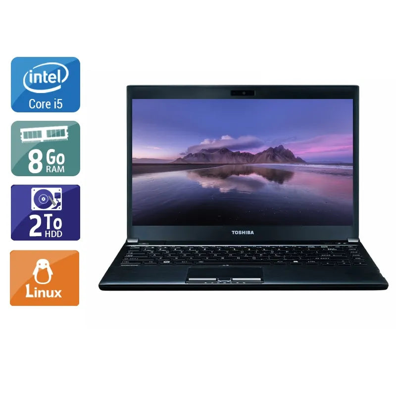 Portégé R930 13,3" 2012 - Intel Core i5 2,6Ghz - 2 - 8Go DDR3 - 2To HDD - Intel HD Graphics 4000 - Gris / Noir - Linux - AZERTY Reconditionné - 334,95 € Portégé R930 13,3" 2012 - Intel Core i5 2,6Ghz - 2 - 8Go DDR3 - 2To HDD - Intel HD Graphics 4000 - Gris / Noir - Linux - AZERTY Reconditionné Toshiba reconditionné disponible sur QuelBonPlan