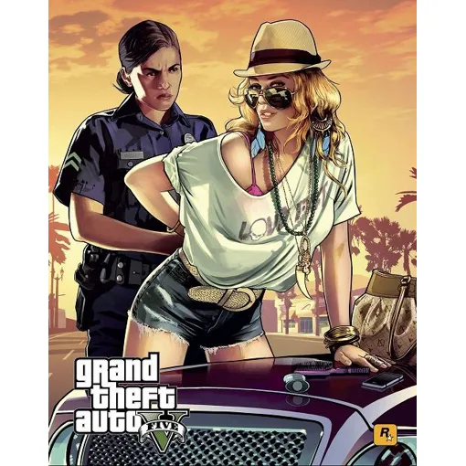 Poster GTA 4 Gran Theft Auto IV 60x85 cm occasion reconditionné disponible sur Rakuten