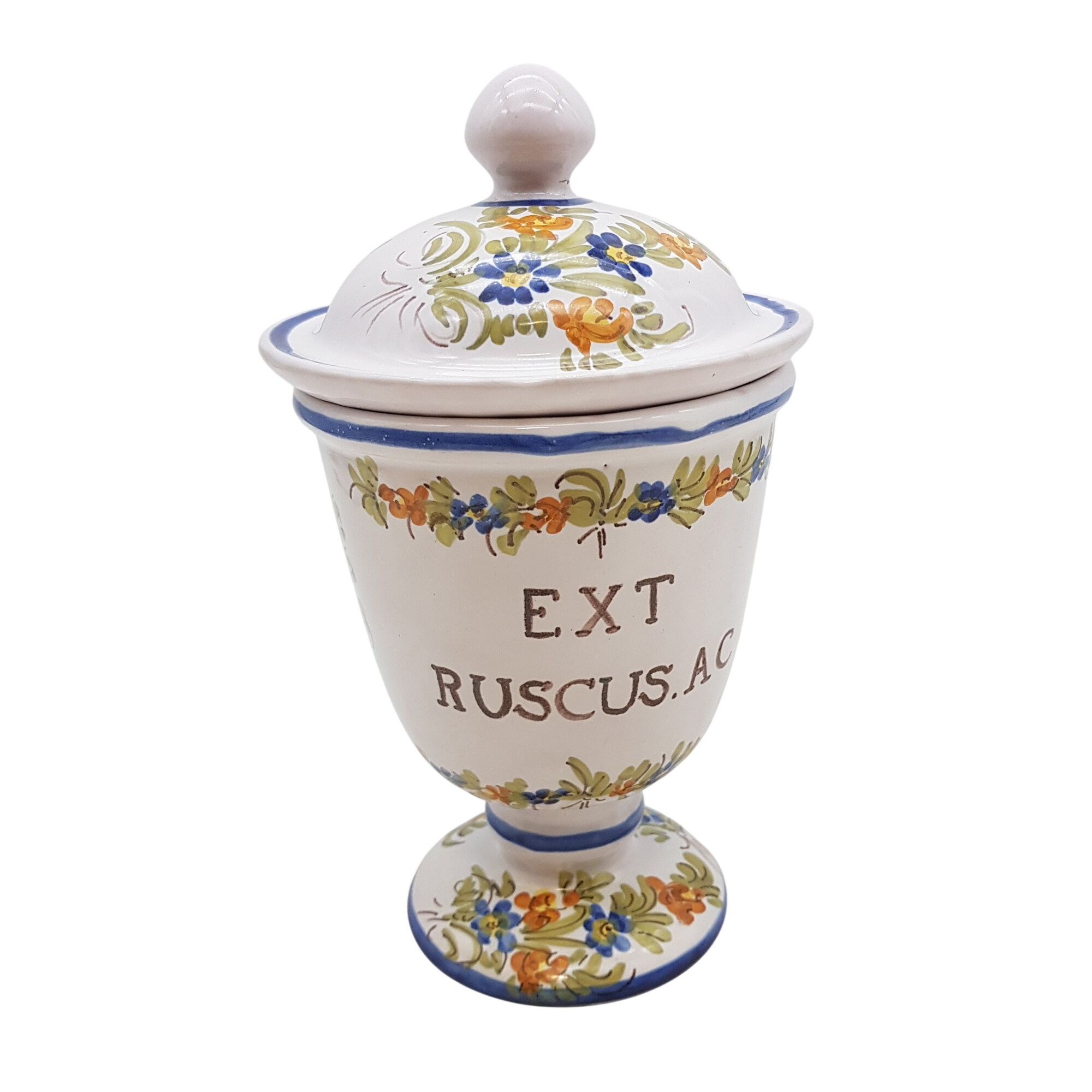 Pot à Pharmacie ancien en faïence " Ext Ruscus.AC" signé PE 12 - vintage Bon état - 25,00 € Pot à Pharmacie ancien en faïence " Ext Ruscus.AC" signé PE 12 - vintage Bon état reconditionné disponible sur Label Emmaüs