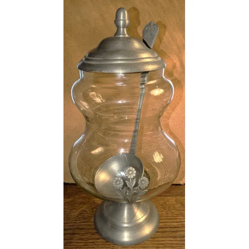 Pot À Sangria En Étain Et En Verre Bon état - 21,00 € Pot À Sangria En Étain Et En Verre Bon état reconditionné disponible sur Rakuten
