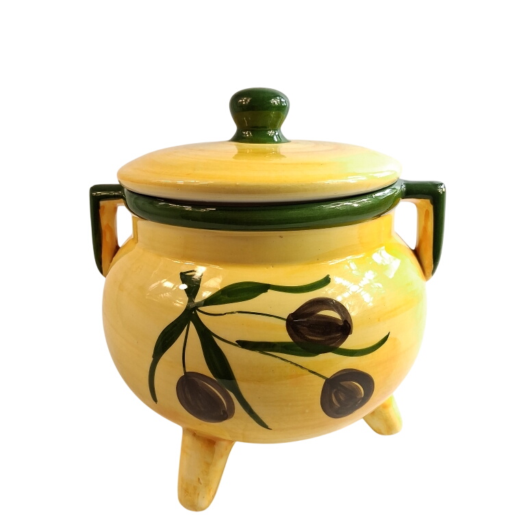 POT de cuisine en céramique jaune pour ustensiles ou autre. Bon état - 10,00 € POT de cuisine en céramique jaune pour ustensiles ou autre. Bon état reconditionné disponible sur Label Emmaüs