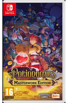 Acheter Potionomics Masterwork Edition Nintendo Switch Bon état - 21,96 € Potionomics Masterwork Edition Nintendo Switch Bon état Just For Games reconditionné disponible sur Darty
