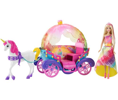 Poupée Barbie avec carrosse Arc-en-ciel État correct Barbie reconditionné disponible sur Fnac