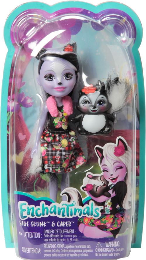 Poupée Enchantimals Sage Moufette et Caper État correct reconditionné disponible sur Fnac