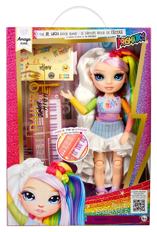 Poupée Rainbow High Jr High Rockband Fashion Dolls Amaya État correct - 16,99 € Poupée Rainbow High Jr High Rockband Fashion Dolls Amaya État correct reconditionné disponible sur Fnac