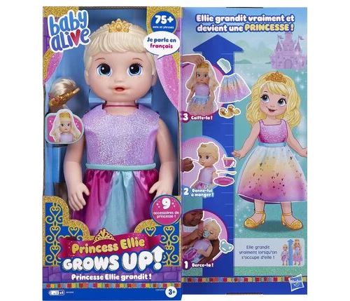 Poupon Hasbro Gaming Baby Alive Princesse Ellie Grandit État correct Hasbro Gaming reconditionné disponible sur Fnac