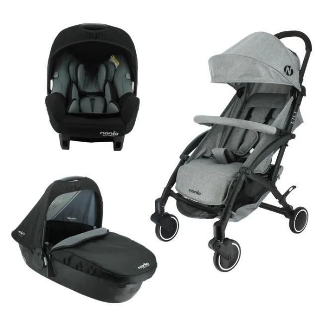 Poussette combinée 3 en 1 Nania LILI avec cosy Beone et nacelle Flora Parfait état - alternatives disponibles sur Dero Poussette combinée 3 en 1 Nania LILI avec cosy Beone et nacelle Flora Parfait état reconditionné (offre indisponible)
