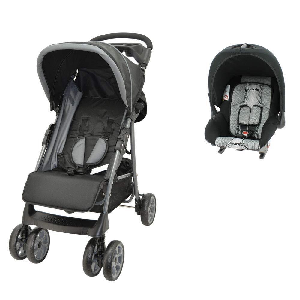Poussette Combinée Champion + Siège Auto Babyride Groupe 0+ Nania pop black Parfait état - 76,77 € Poussette Combinée Champion + Siège Auto Babyride Groupe 0+ Nania pop black Parfait état reconditionné disponible sur Label Emmaüs