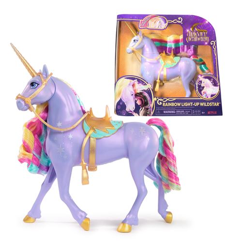 Poussette de poupée Spin master Licorne à fonctions Wildstar Unicorn Academy 28 cm État correct Spin Master reconditionné disponible sur Fnac