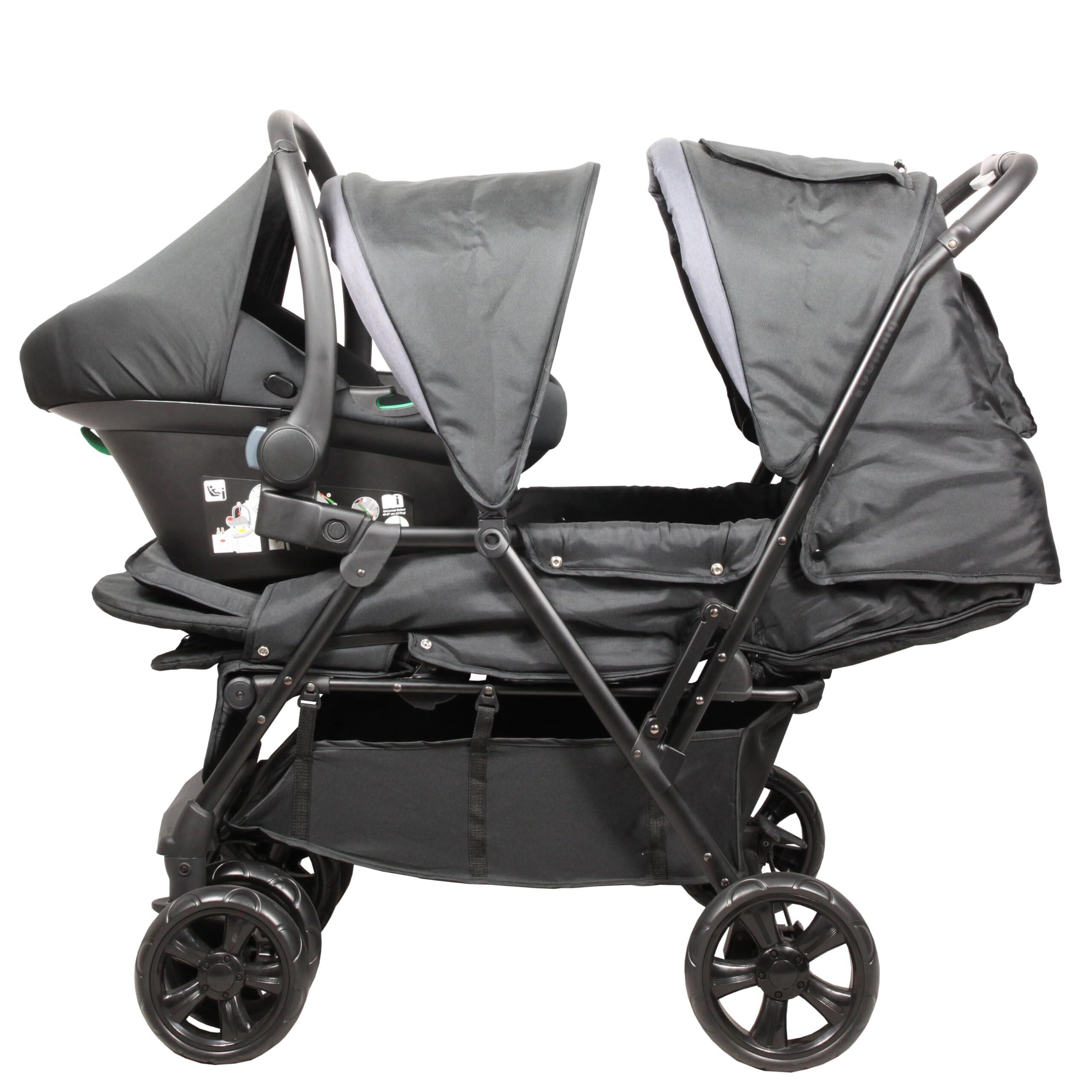 Poussette Double 2-En-1 Bambisol dès la naissance et 1 cosy siège auto gr0+ i - Size inclus Parfait état - 248,98 € Poussette Double 2-En-1 Bambisol dès la naissance et 1 cosy siège auto gr0+ i - Size inclus Parfait état reconditionné disponible sur Label Emmaüs