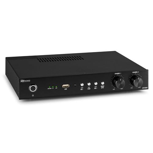 Power Dynamics WT460A Amplificateur Stéréo WiFi 2 Canaux avec Bluetooth - 240 Watts, Multiroom, AirPlay, DLNA, USB, Ethernet État correct - 168,00 € Power Dynamics WT460A Amplificateur Stéréo WiFi 2 Canaux avec Bluetooth - 240 Watts, Multiroom, AirPlay, DLNA, USB, Ethernet État correct N/A reconditionné disponible sur Fnac
