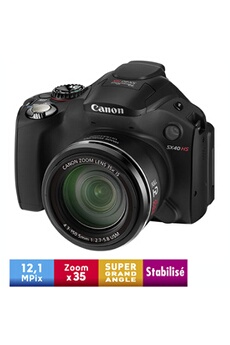 PowerShot SX40 HS Noir Bon état Canon reconditionné disponible sur Darty | Dero