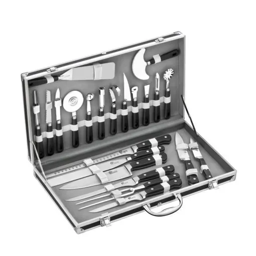 Pradel Excellence Valise Cuisinier 22 Pieces 14 Ustensiles + 7 Couteaux Noir Et Gris Bon état - 80,00 € Pradel Excellence Valise Cuisinier 22 Pieces 14 Ustensiles + 7 Couteaux Noir Et Gris Bon état reconditionné disponible sur Rakuten