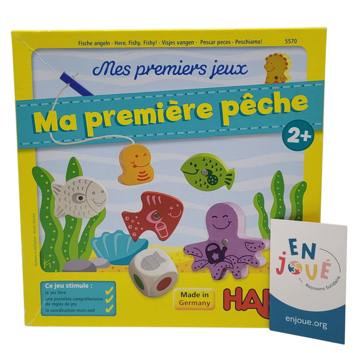 Premier âge - Ma première pêche Mes premiers jeux - Haba - Dès 2 ans. Bon état - 10,00 € Premier âge - Ma première pêche Mes premiers jeux - Haba - Dès 2 ans. Bon état reconditionné disponible sur Label Emmaüs