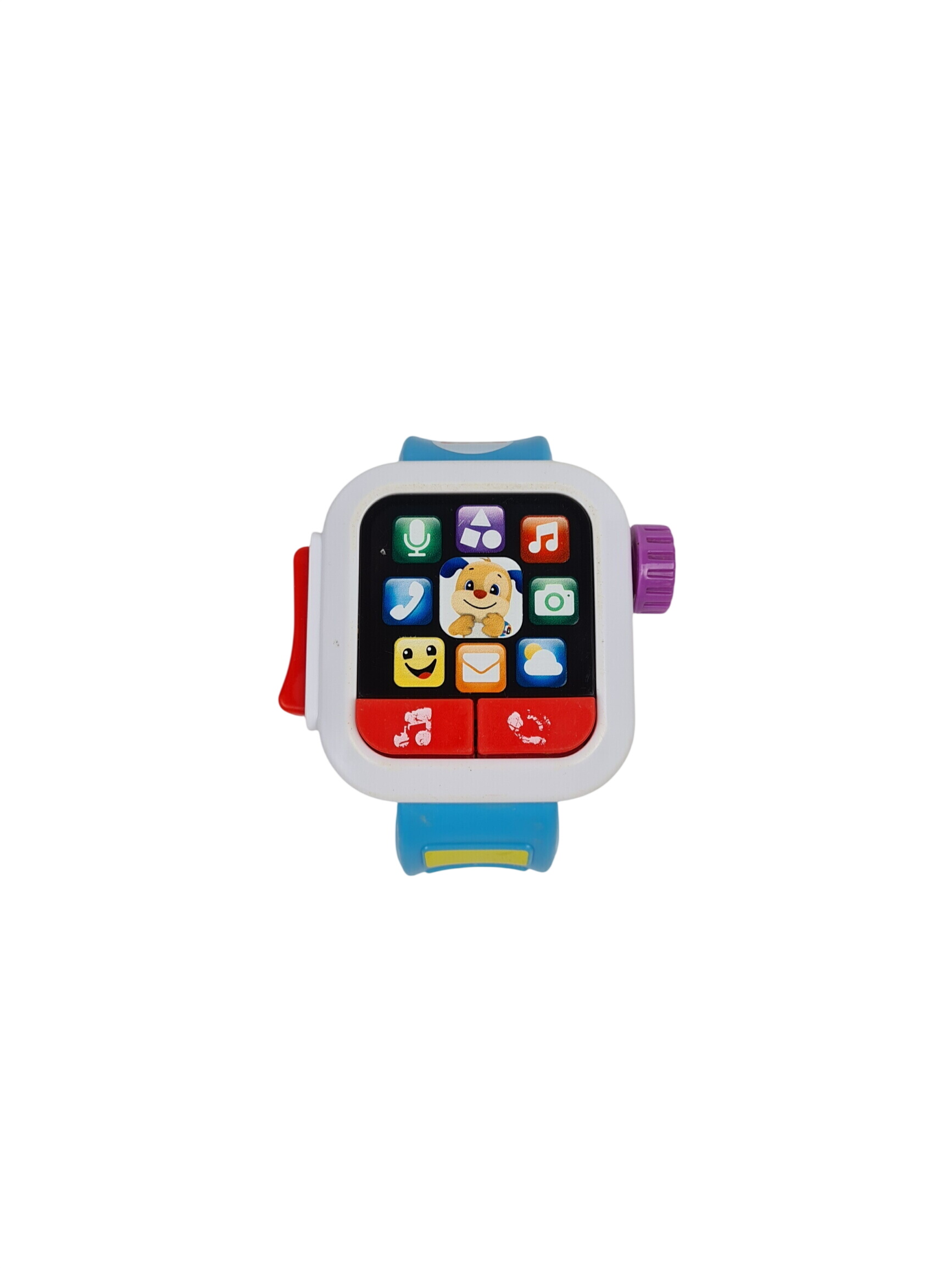 Premier âge - Montre connectée jouet musical pour bébé, multicolore - Fisher price - 6 mois + Bon état - 10,00 € Premier âge - Montre connectée jouet musical pour bébé, multicolore - Fisher price - 6 mois + Bon état reconditionné disponible sur Label Emmaüs