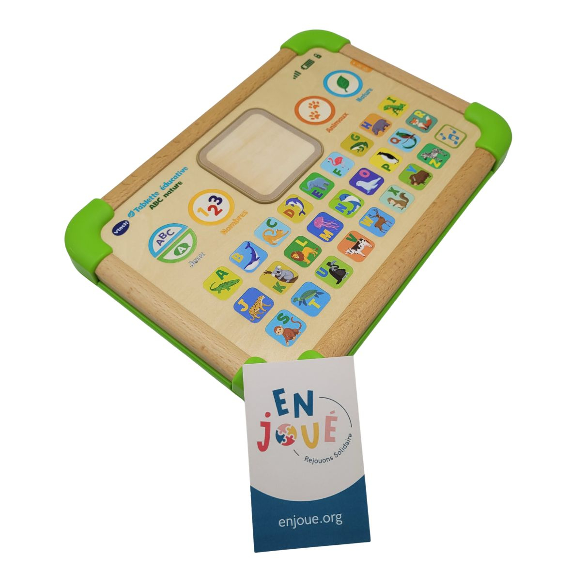 Voir photo 3 de Premier âge - Tablette éducative ABC nature - Vtech - À partir de 1 an. Premier âge - Tablette éducative ABC nature - Vtech - À partir de 1 an. Très bon état reconditionné photo 3